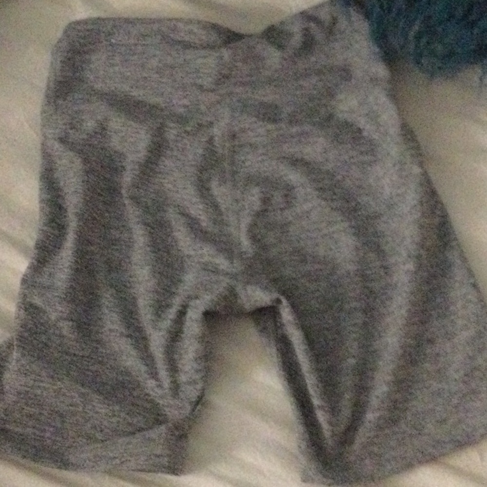 Gray biker shorts